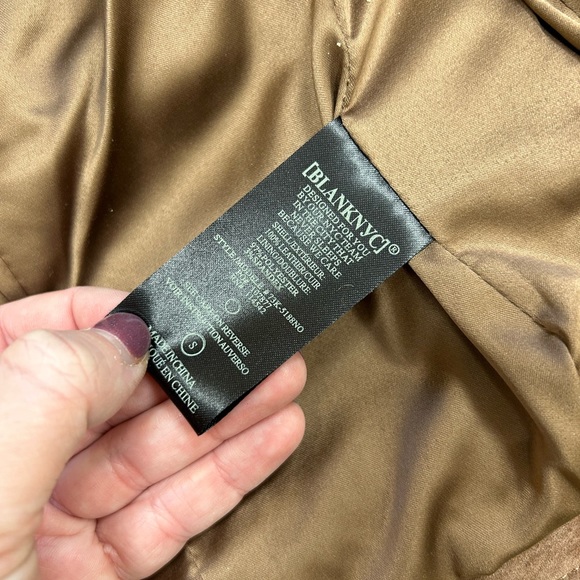 ‼️NWT‼️BlankNYC SUEDE MOTO JACKET - Picture 4 of 6